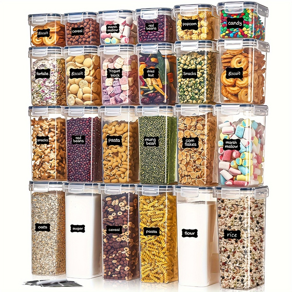 Conjunto de 24 Peças: 12 Potes - Food Storage With Colander avaliação e preço