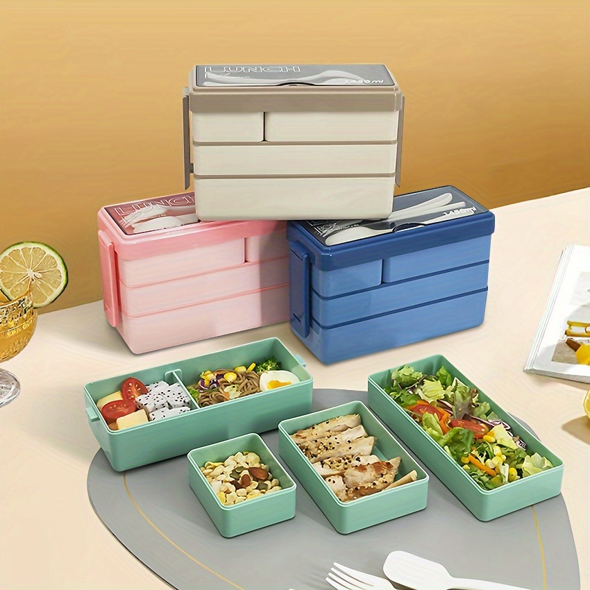 Lancheira bento de 1450ml, gra - Food Storage With Scoop avaliação e preço