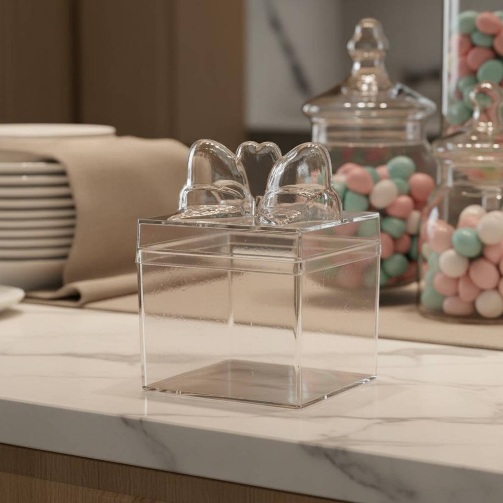 Caixa de Plástico Transparente - Food Storage Usa avaliação e preço