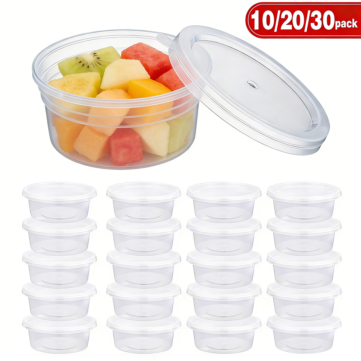 Pacote com 10/20/40 Recipiente - Food Storage With Colander avaliação e preço